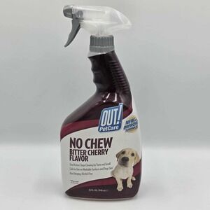 Bitter Cherry Chew Deterrent for Dogs 32 oz - No Chew Spray for Puppies and Pets